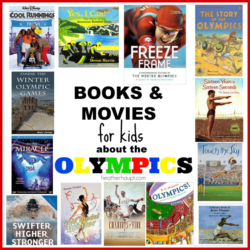 A great collection of engaging books and classic movies for kids as we gear up for the Olympics!