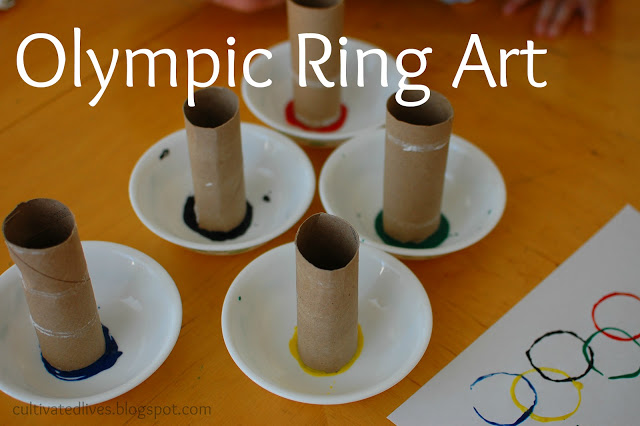 Getting into the Olympic Spirit with some simple art!